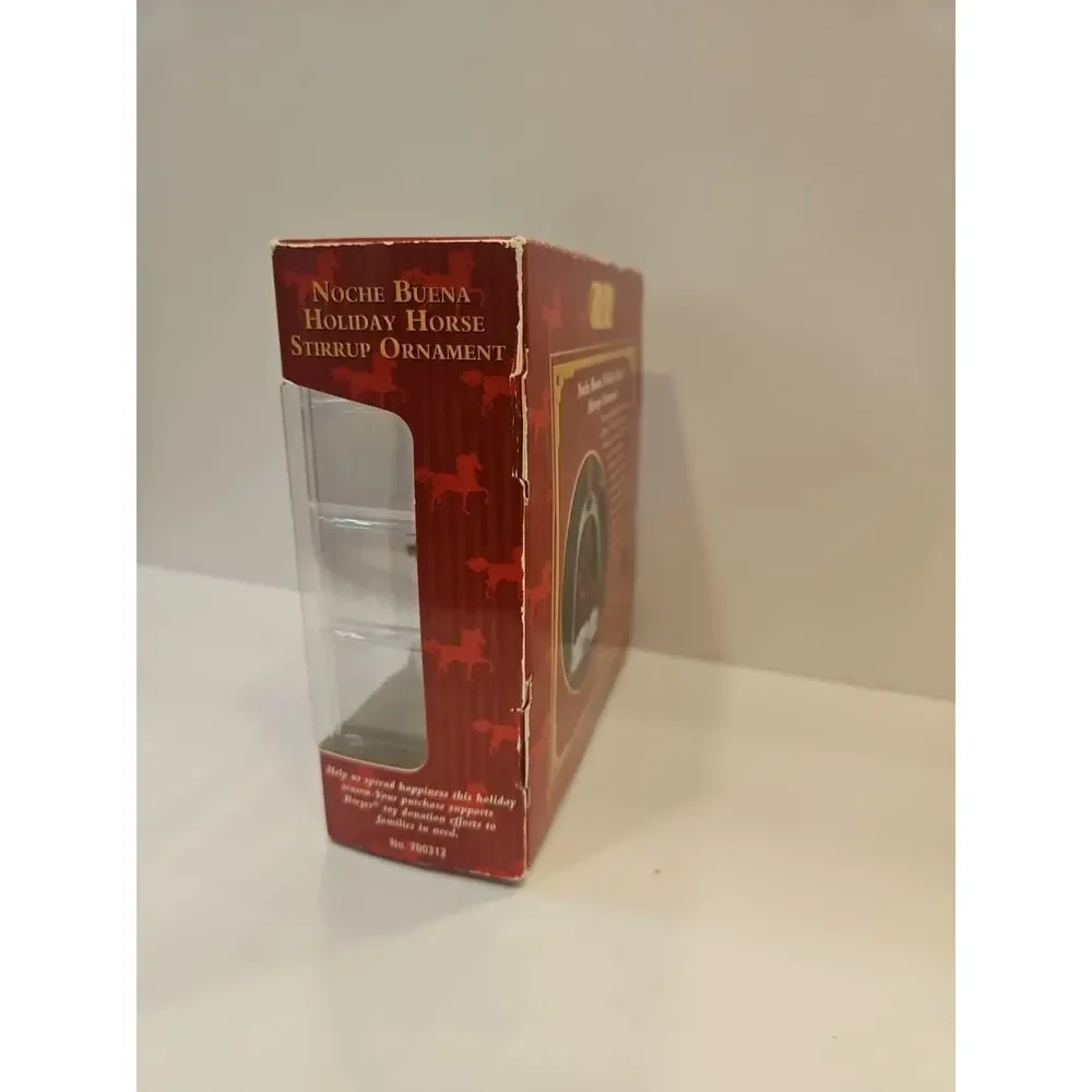 BREYER Noche Buena Holiday Horse Stirrup Ornament‎ #700312